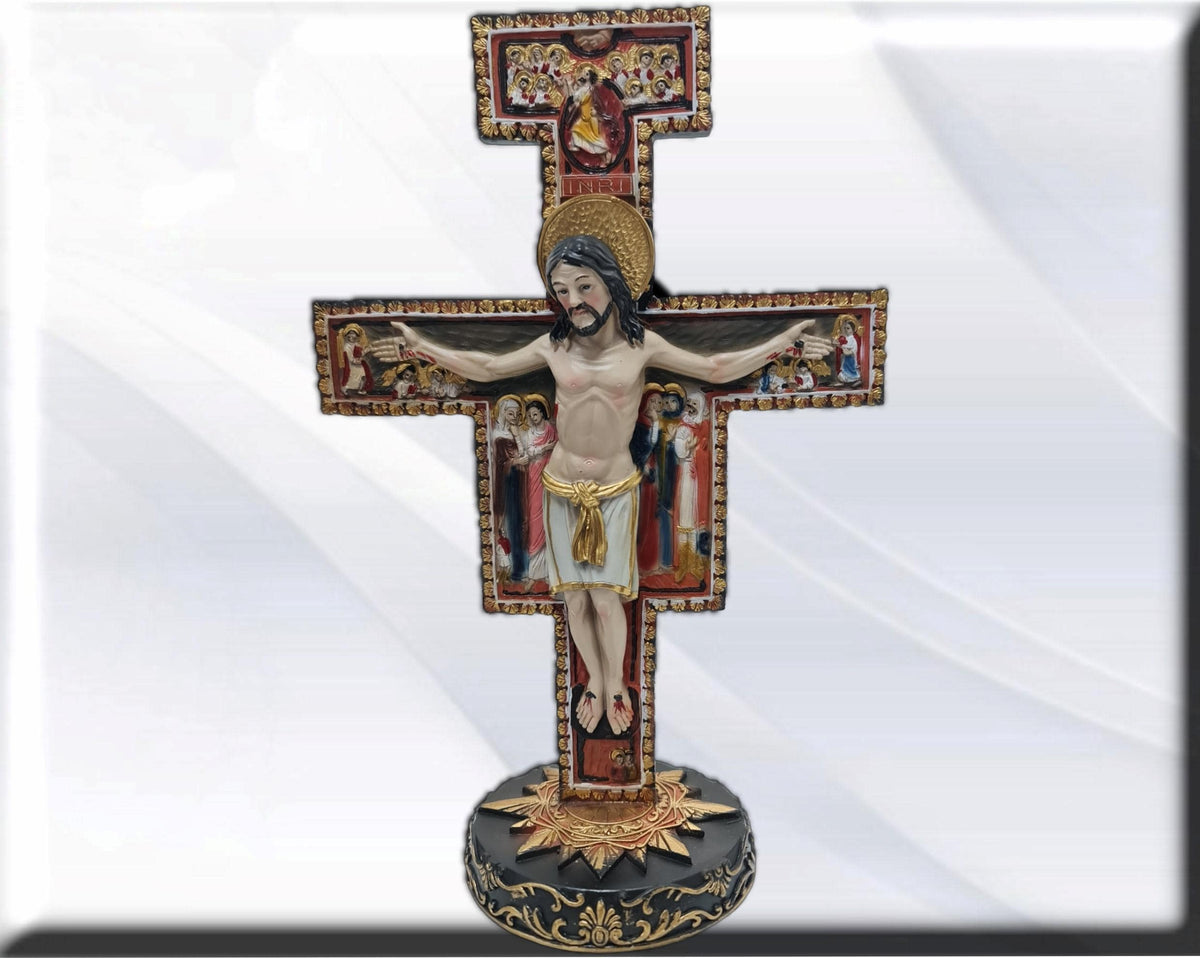 Crucifijo Cruz San Damian  . Catholic Saints and Virgins, Religious products,