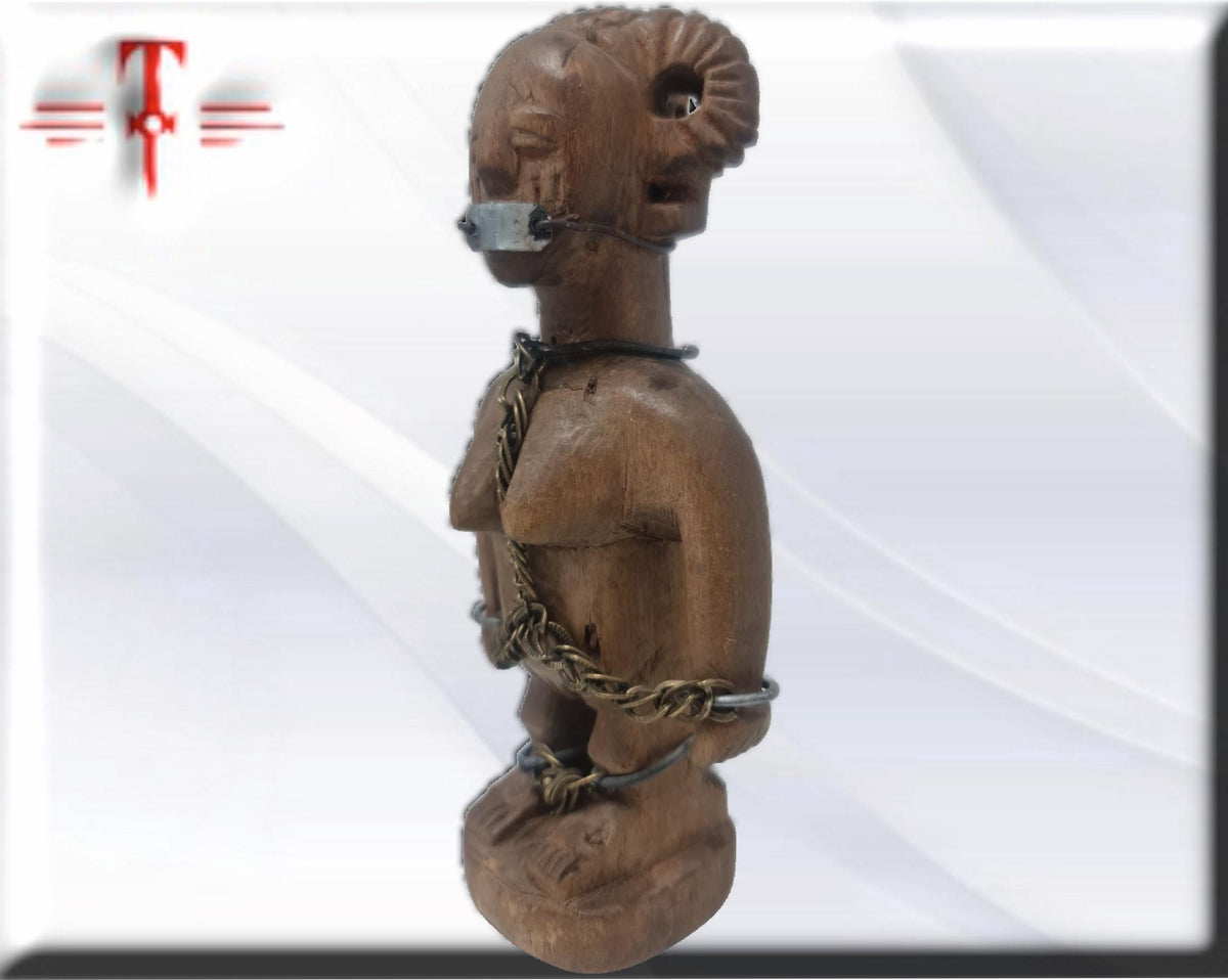 Sklavenfetisch wird zur Dominanz eingesetzt, Geheimnisse des afrikanischen Voodoo