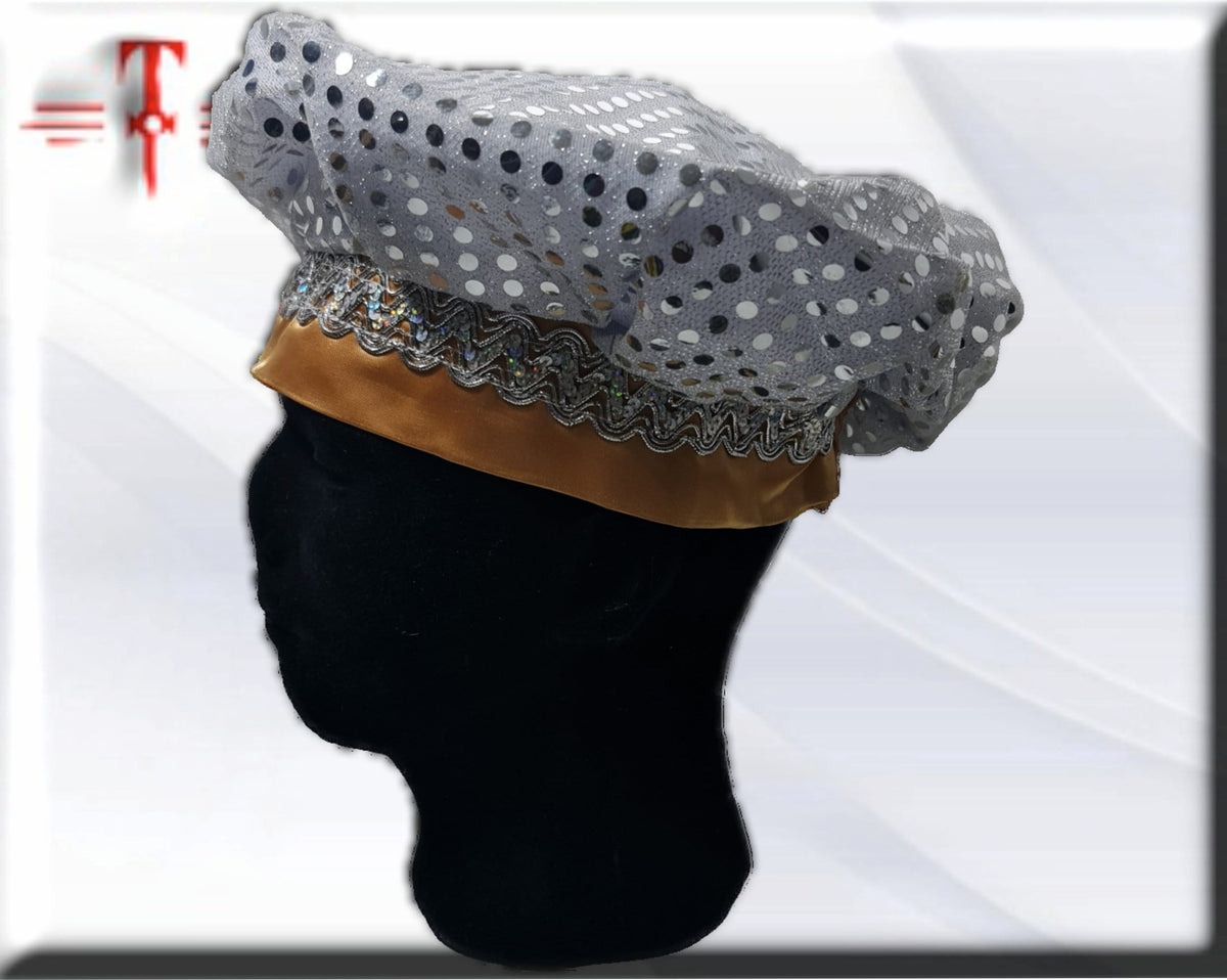 Gorro Gala santería Orisha Oshun , Panteón Yoruba , diosa de las aguas dulces , deidad