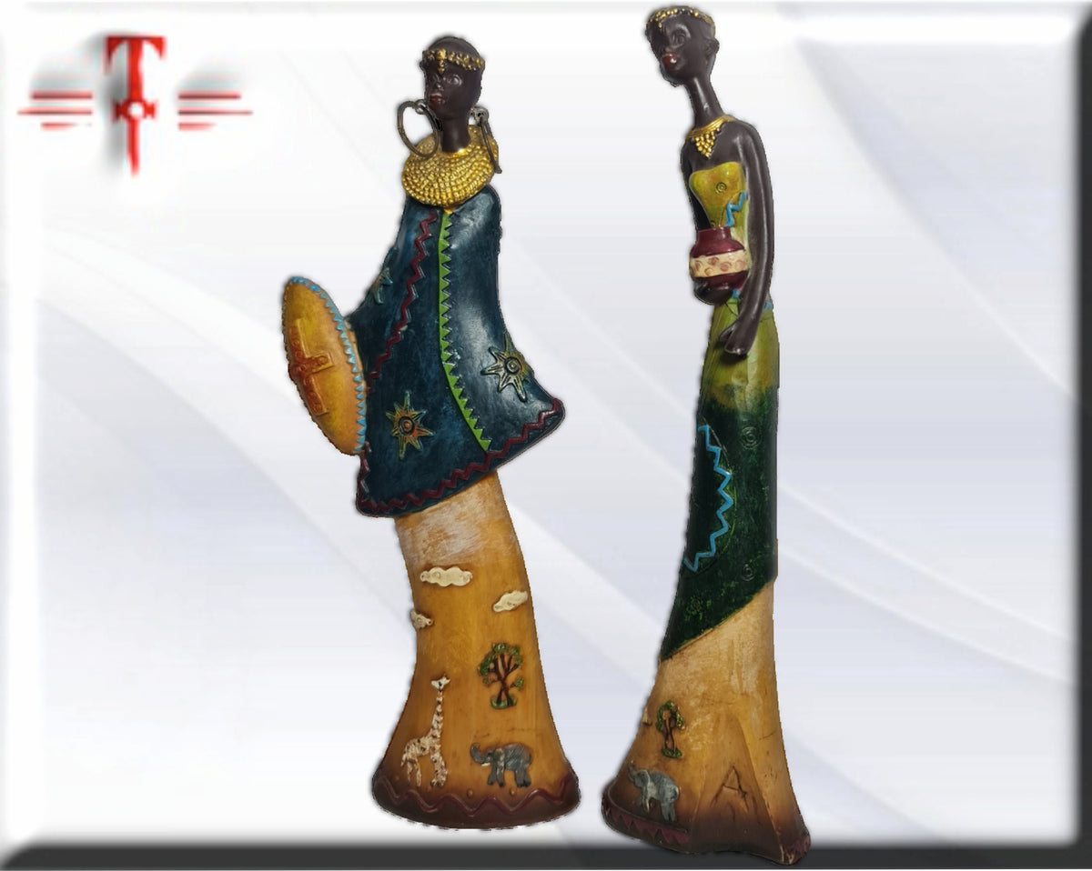 Mujeres africana  , decoración africana