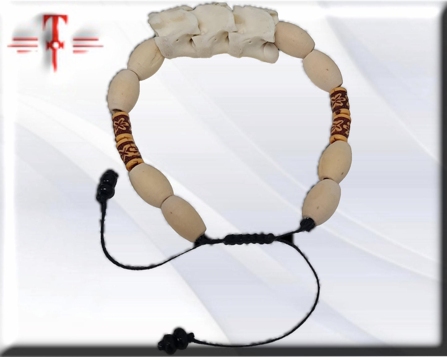 Afrikanisches Schlangenknochenarmband, Schutz, Glück, Vodou Fon Geheimnisse
