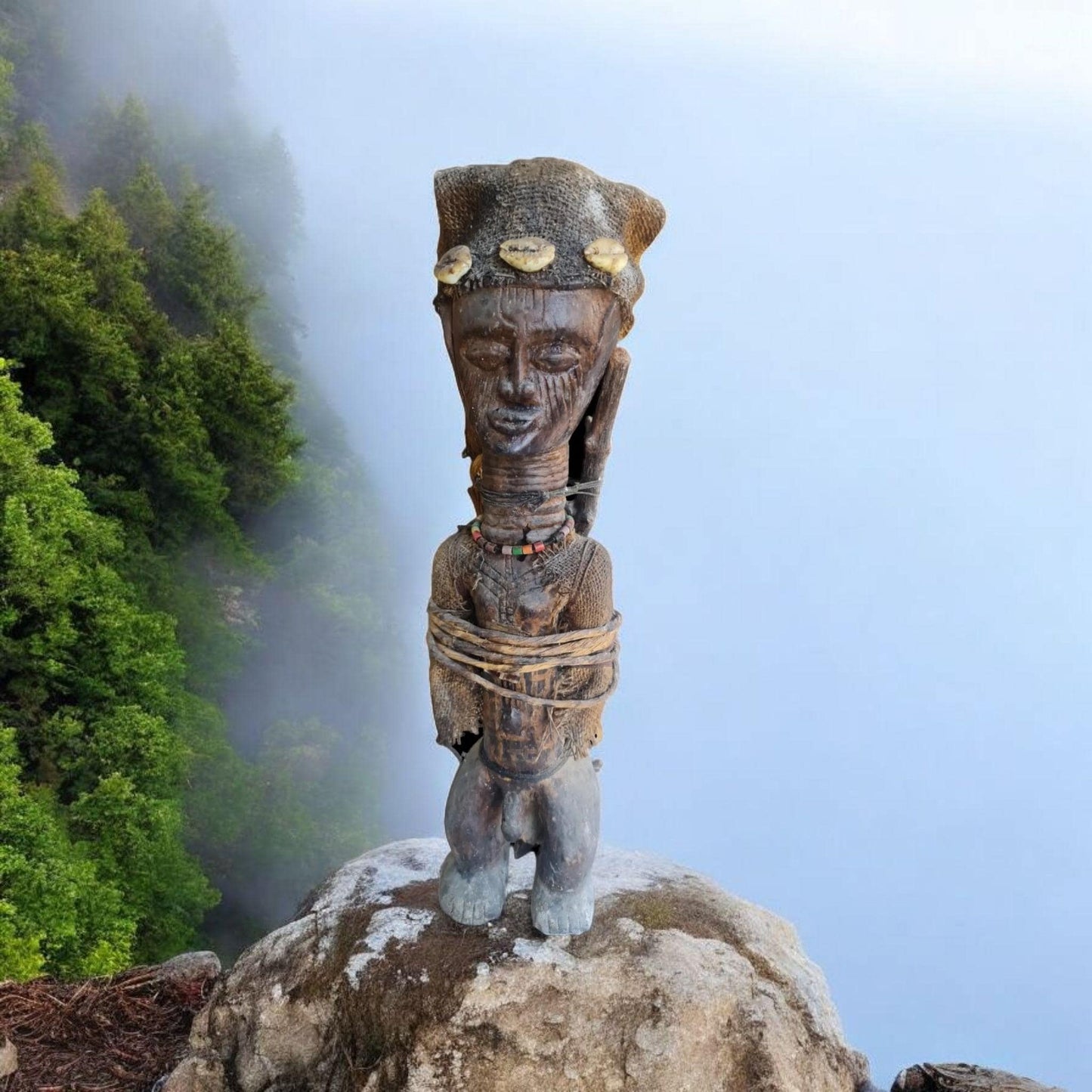 Afrikanischer Nudzadzrawo-Geschäftsfetisch, Geheimnisse des afrikanischen Vodun. ursprünglich aus Afrika