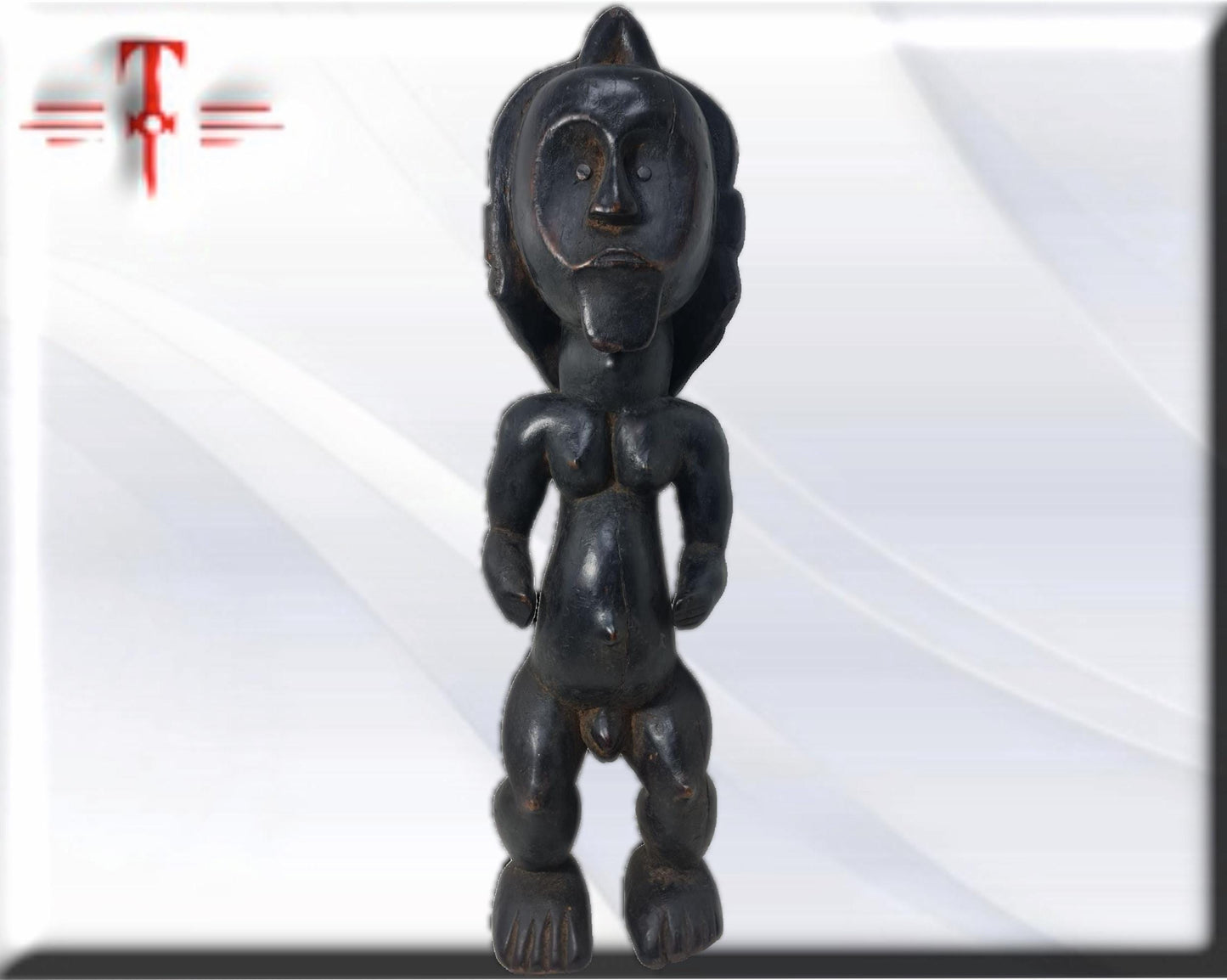 Magbetu Kongo Tribal Fetisch, Afrikanische Kunst, Kunstgalerie, Handgefertigt