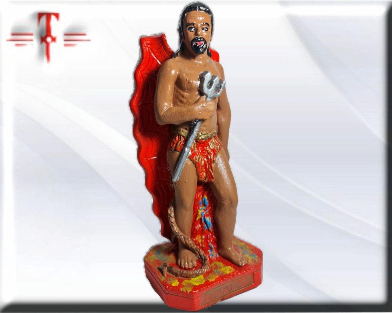 Gipsfigur exu Morcego, Candomble, Kimbisa, Umbanda