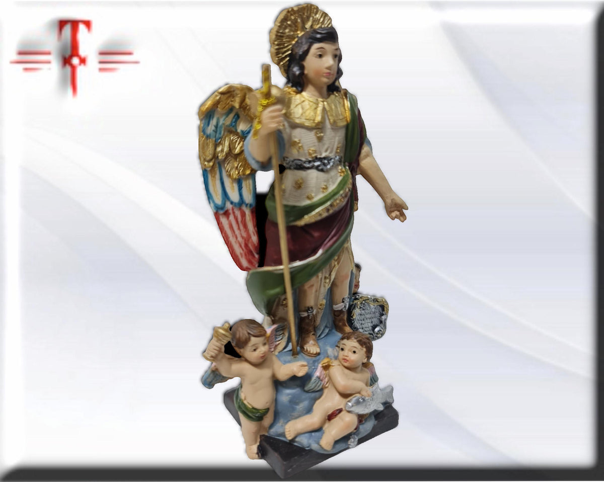 Arcangel Rafael con angeles , Santos y Vírgenes católicos , productos Religiosos