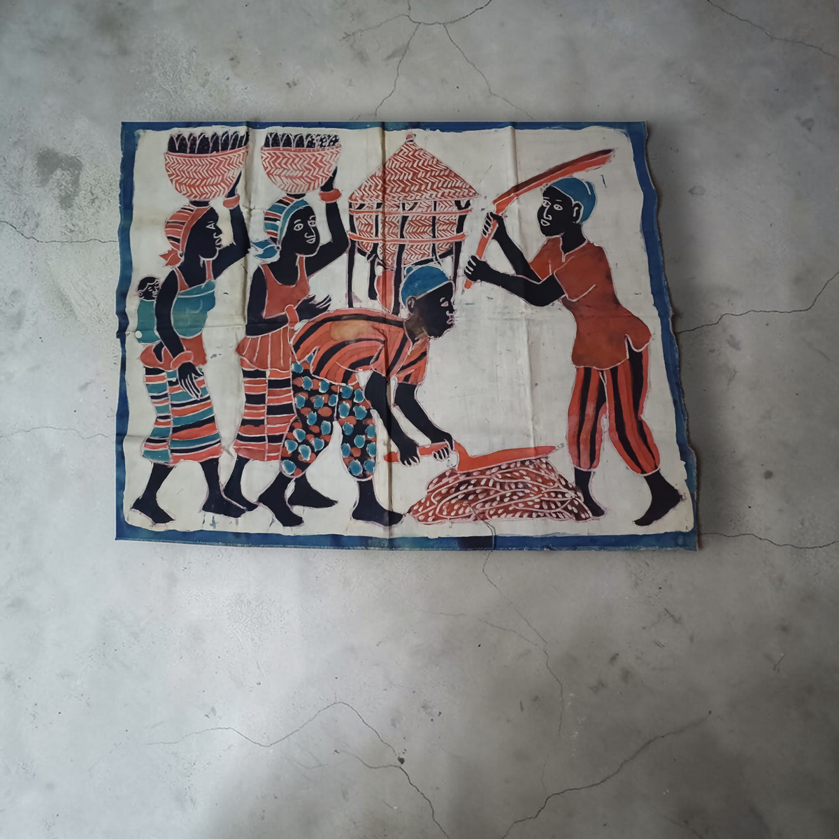 Tapiz artesanal Africano