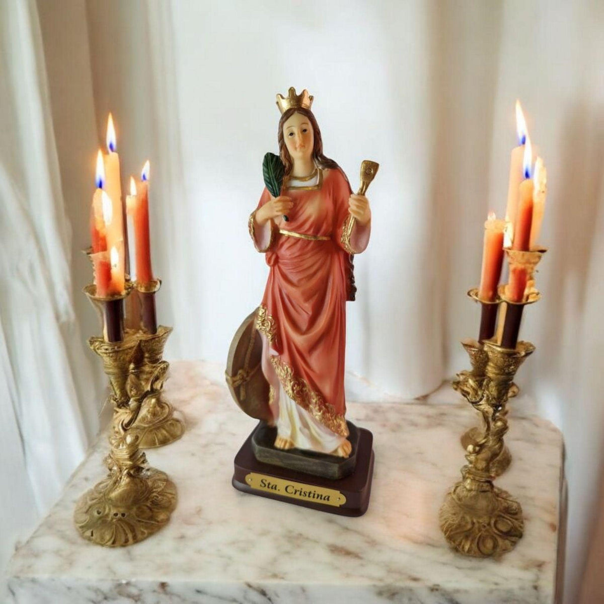 Santa Cristina , Santos y Vírgenes católicos , productos Religiosos
