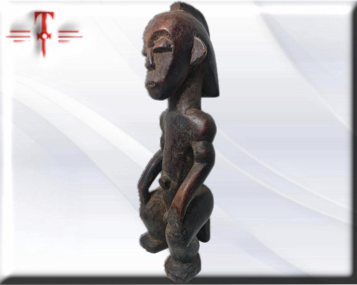 Afrikanischer Fetisch Kongo Tribal, Afrikanische Kunst, Kunstgalerie, Handgefertigt
