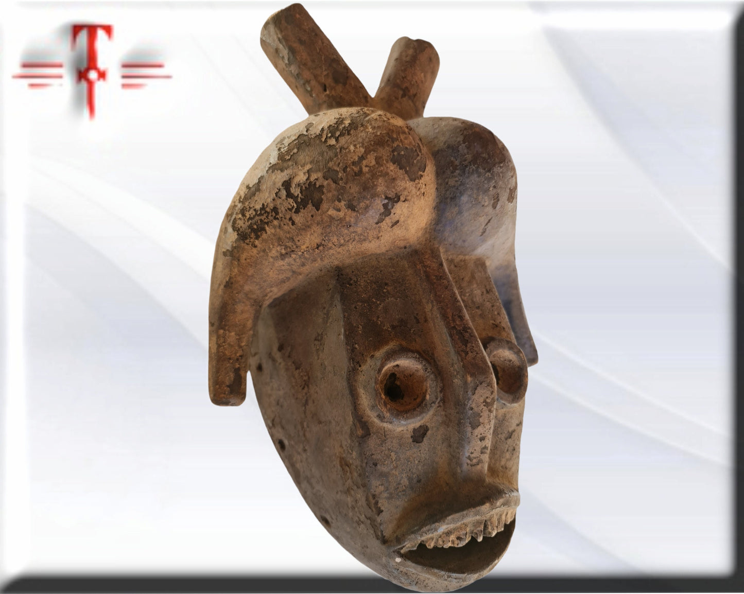 Máscara Yaca Congo . Arte africano  , Galería de arte