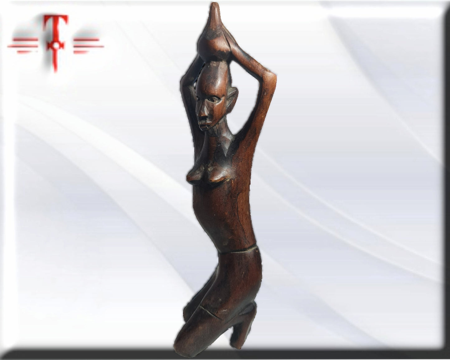 estatuillas  mujer africana , arte y decoración africana
