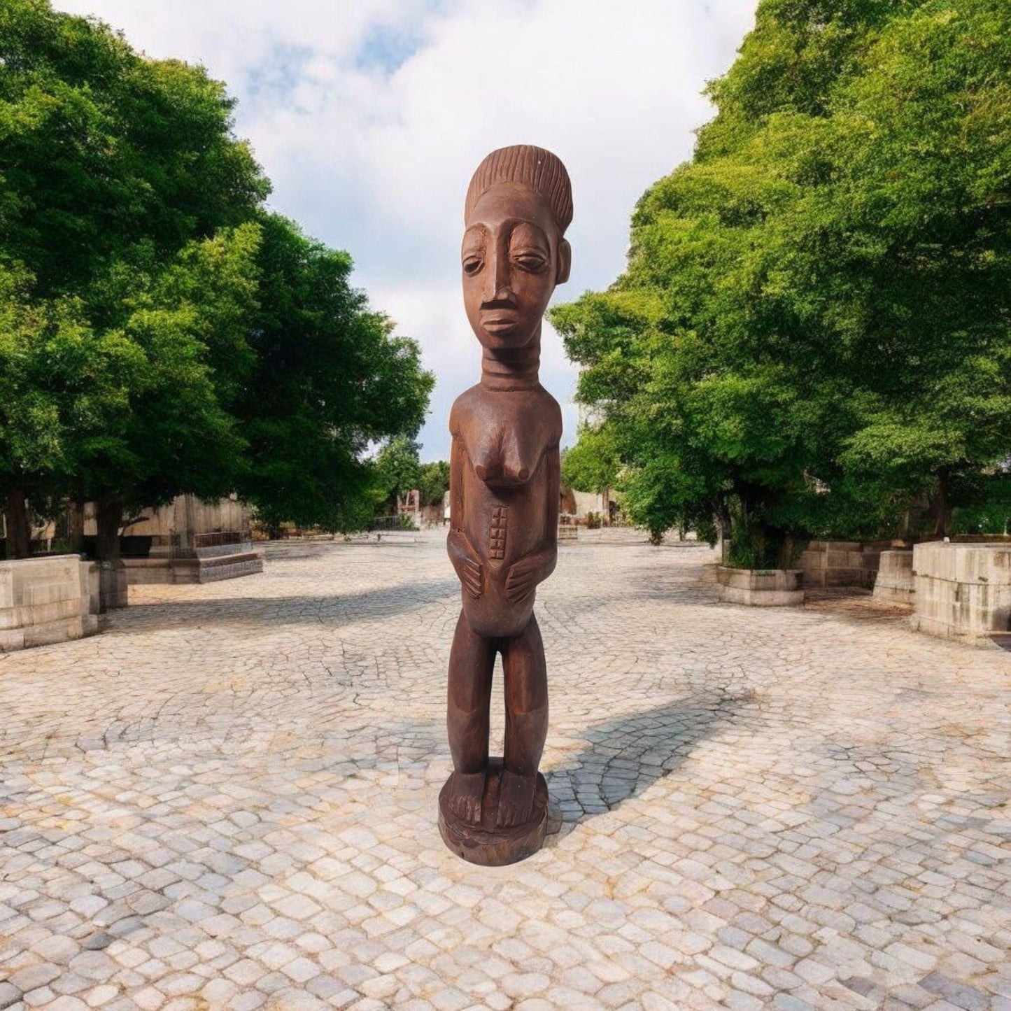 Yoruba-Frauenfetisch, Traditionelle afrikanische Kunst, Nigeria