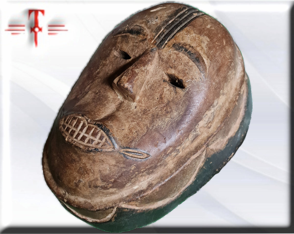 Mangbetu-Maske. Afrikanische Kunst aus dem Kongo. Mangbetu-Maske. Afrikanische Kunst aus dem Kongo