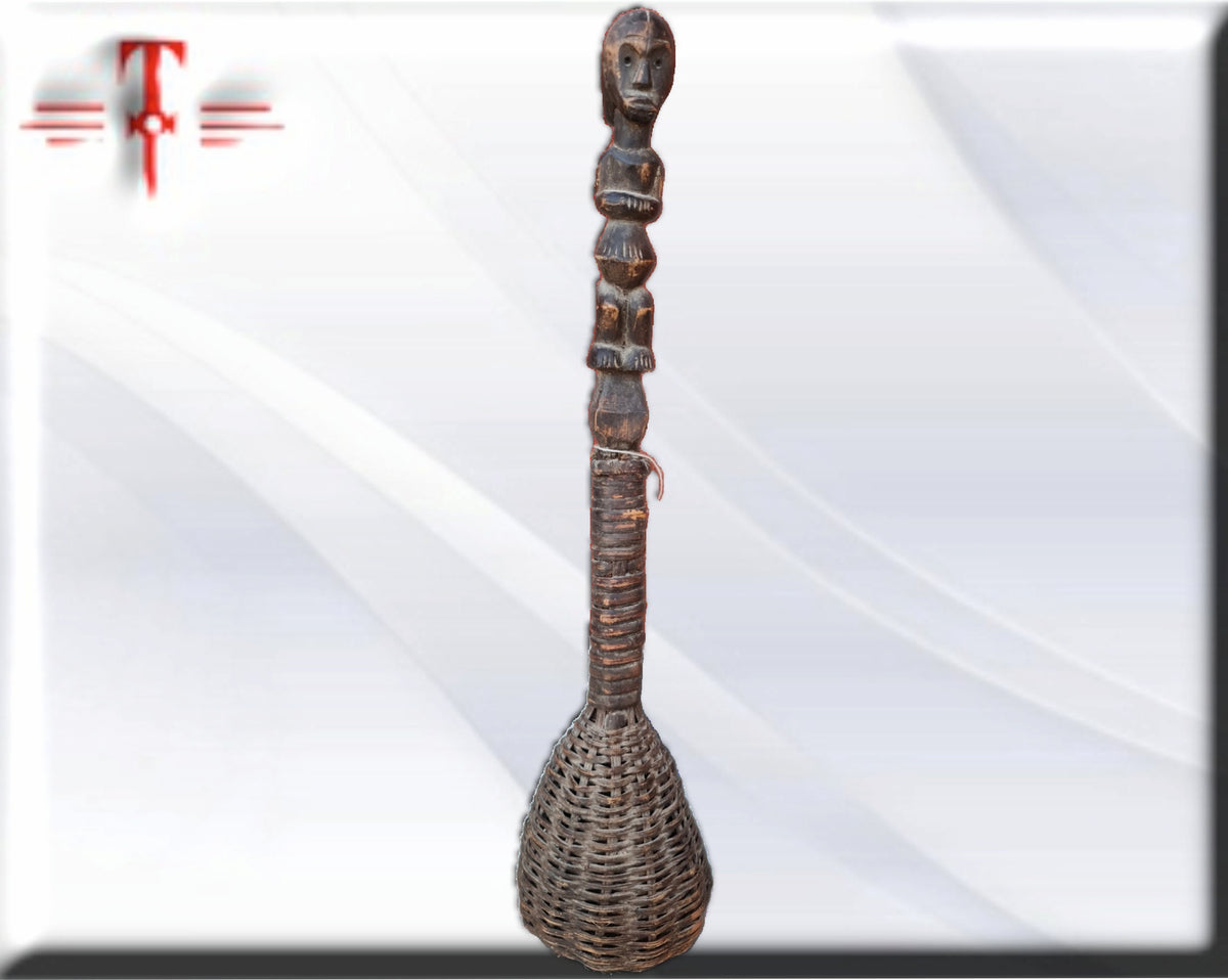 sonajero   Tribal  , arte Africano , Galería de arte , hecho a mano