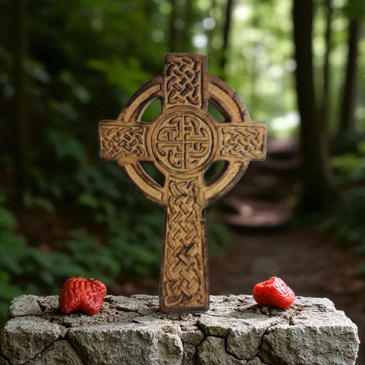 Statue des Gottes Dagda, mythologische Götter, esoterische und religiöse Gegenstände, handbemalt