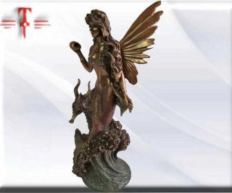Statue des Gottes Dagda, mythologische Götter, esoterische und religiöse Gegenstände, handbemalt