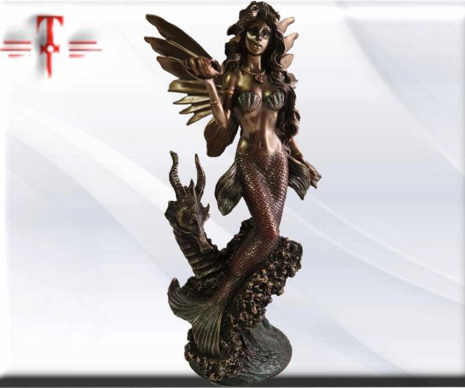 Statue des Gottes Dagda, mythologische Götter, esoterische und religiöse Gegenstände, handbemalt