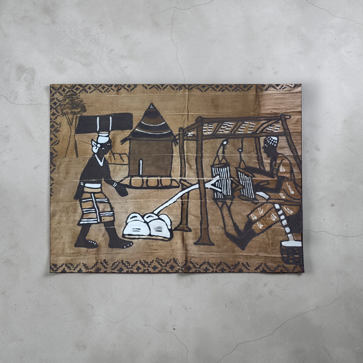 Tapiz artesanal Africano