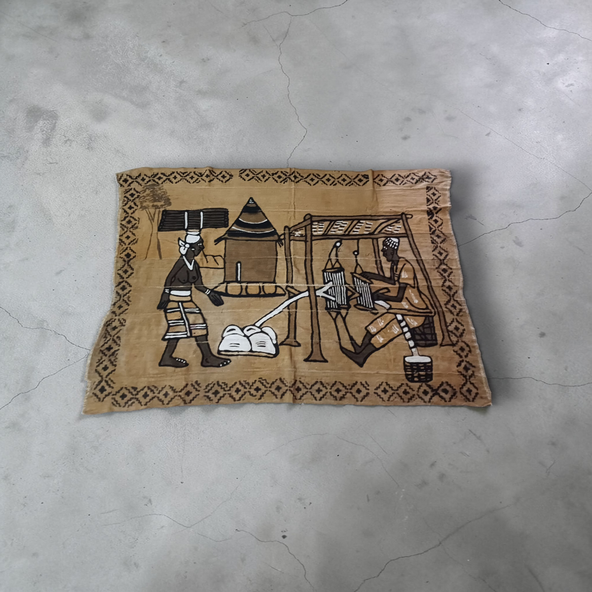 Tapiz artesanal Africano