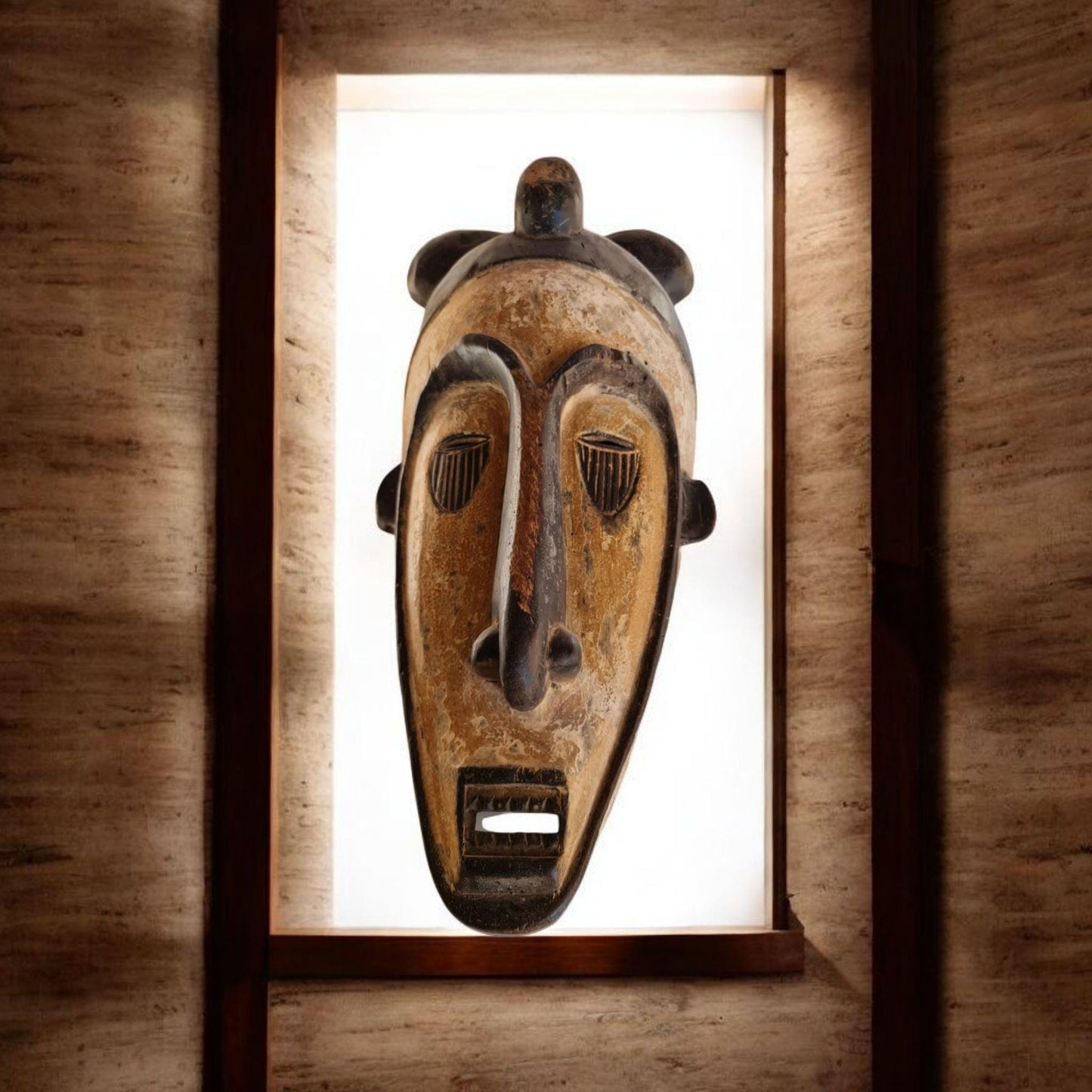Kwese Mask Kongo Afrikanische Kunst, Afrikanische Kunstgalerie, Antike