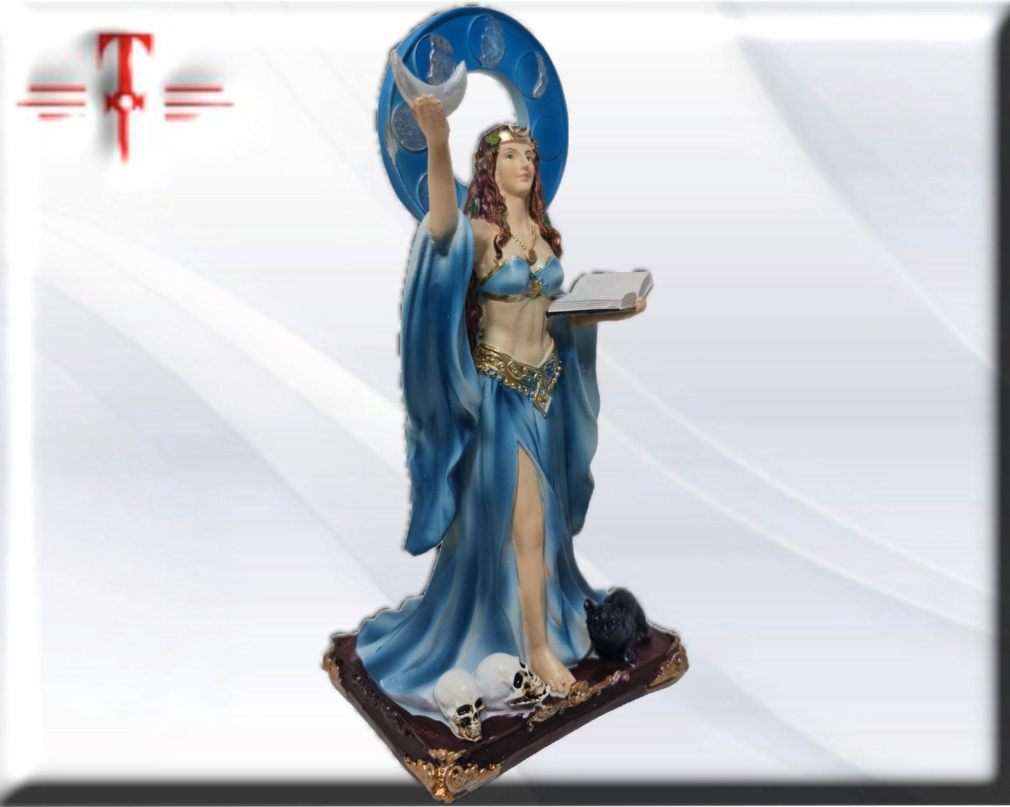 Aradia-Statue, mythologische Götter, esoterische und religiöse Gegenstände, handbemalt