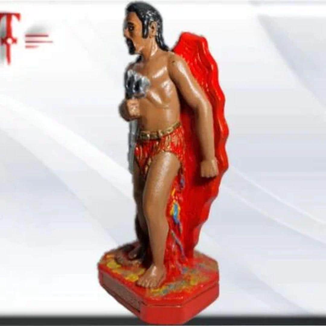 Gipsfigur exu Morcego, Candomble, Kimbisa, Umbanda