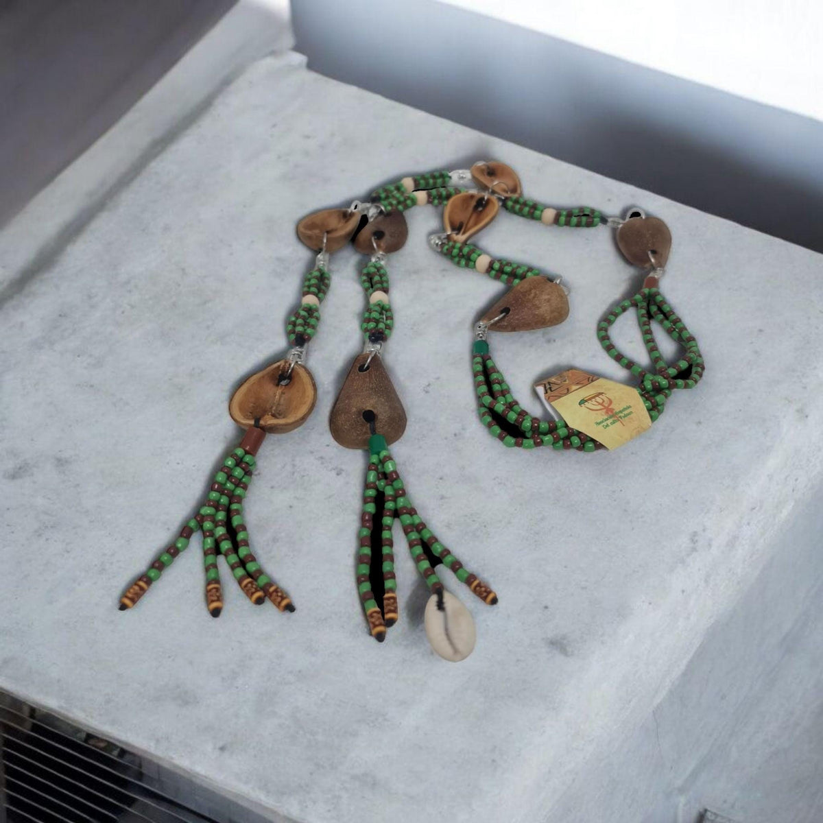 Afrikanisches Yoruba-Labyrinth-Ekuele, Ifá-Samen, Opele-Egbere. Santeria Babalawo