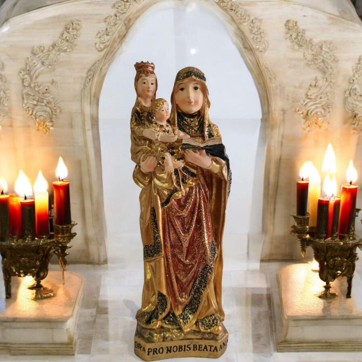Triple Ana, Katholische Heilige und Jungfrauen, Religiöse Produkte