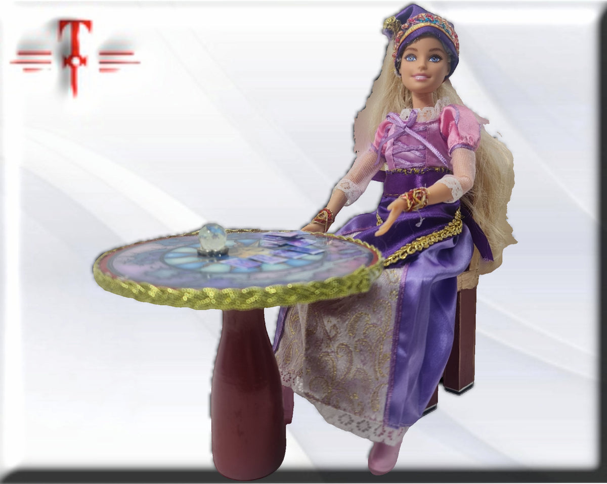 Muñeca Gitana tarotista, Zingara , vidente bola cristal , tarot , adivinacion