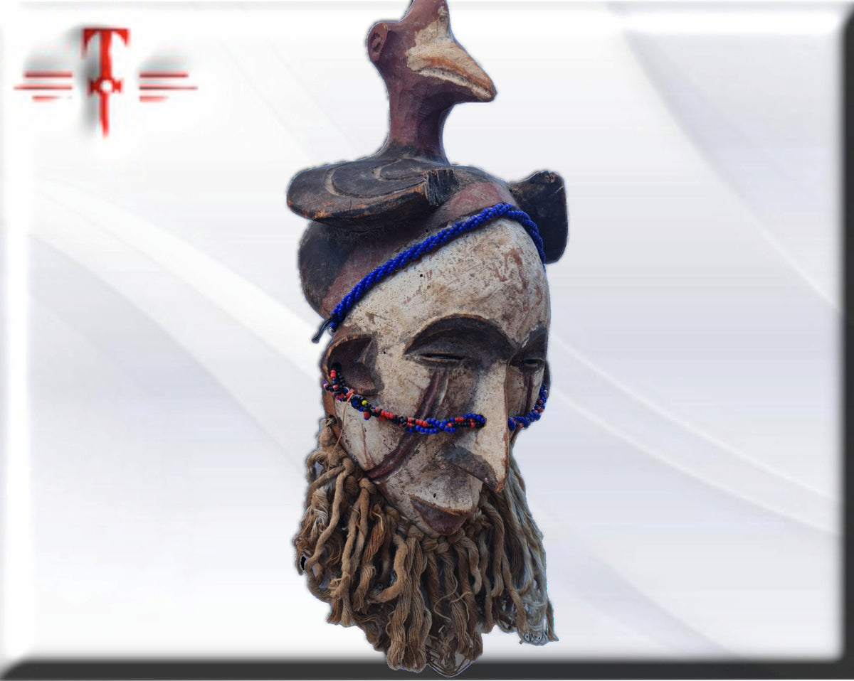 Máscara Salampusu  ( arte africano) Galeria de arte - vodun