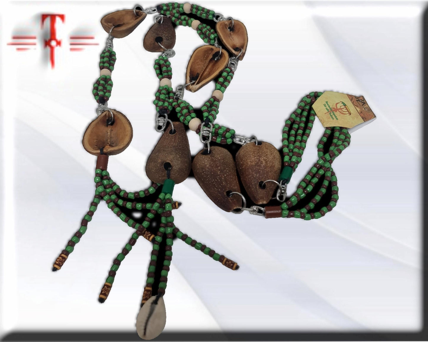 Afrikanisches Yoruba-Labyrinth-Ekuele, Ifá-Samen, Opele-Egbere. Santeria Babalawo