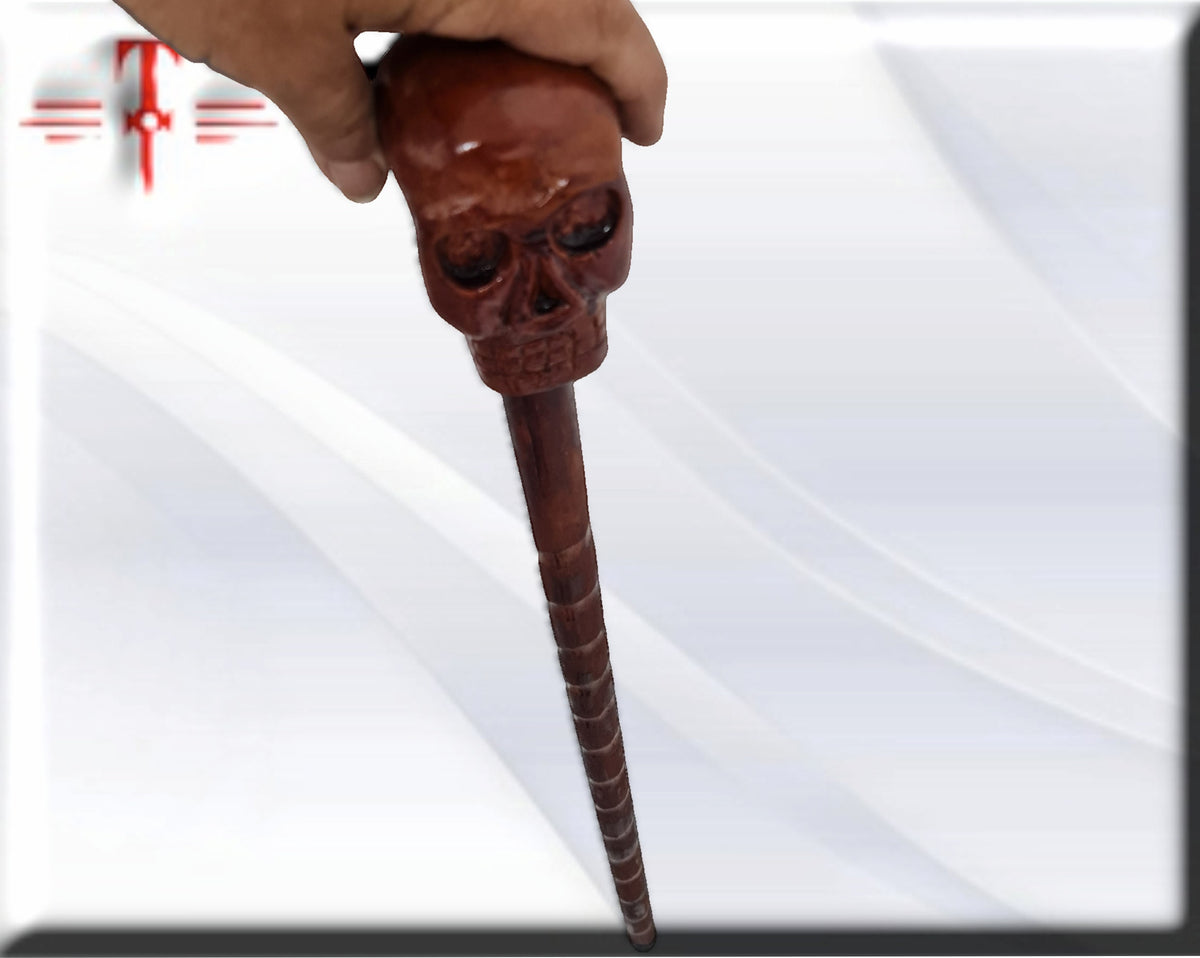 Eggun trägt Stab mit Totenkopf, Santeria, Palo Mayombe, Voodoo