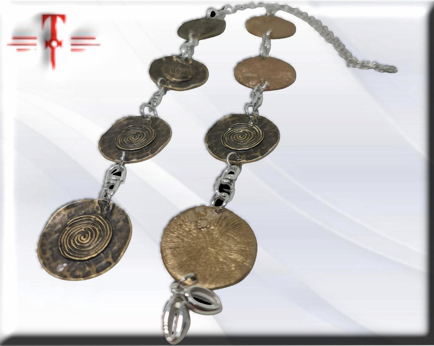 Ekuele Metallbronze Ekwele Opele von Orula Orunmila Ifá Santeria Weissagungsorakel Ifá