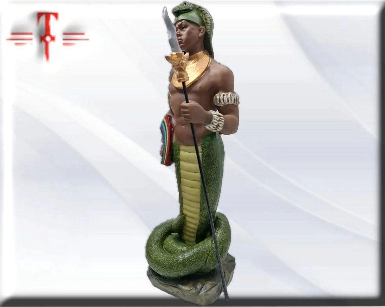 Statue von Oshumaré, Santeria, Candomble, Kimbisa, Umbanda