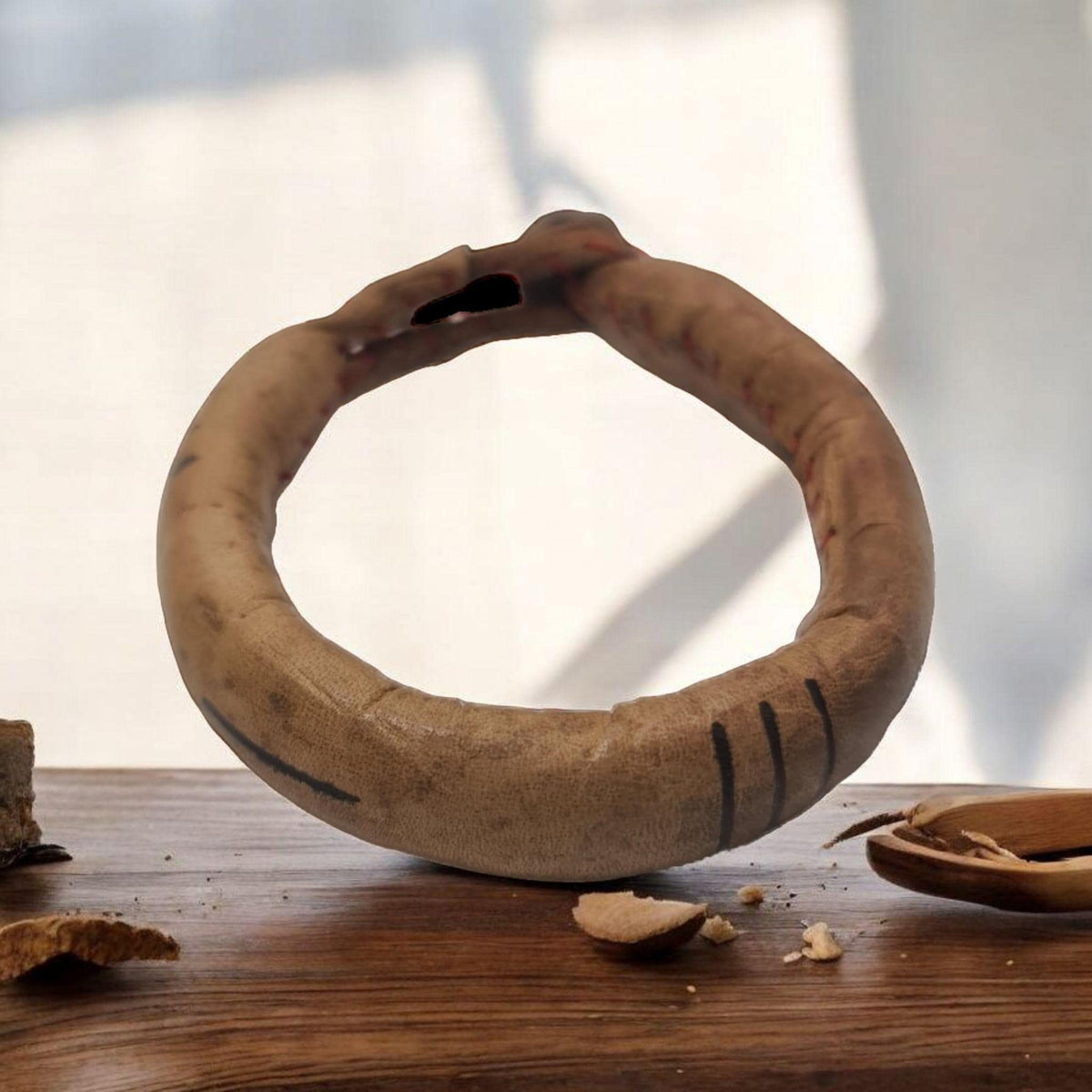Lederschutzarmband, Original aus Benin Schutz, Amulett