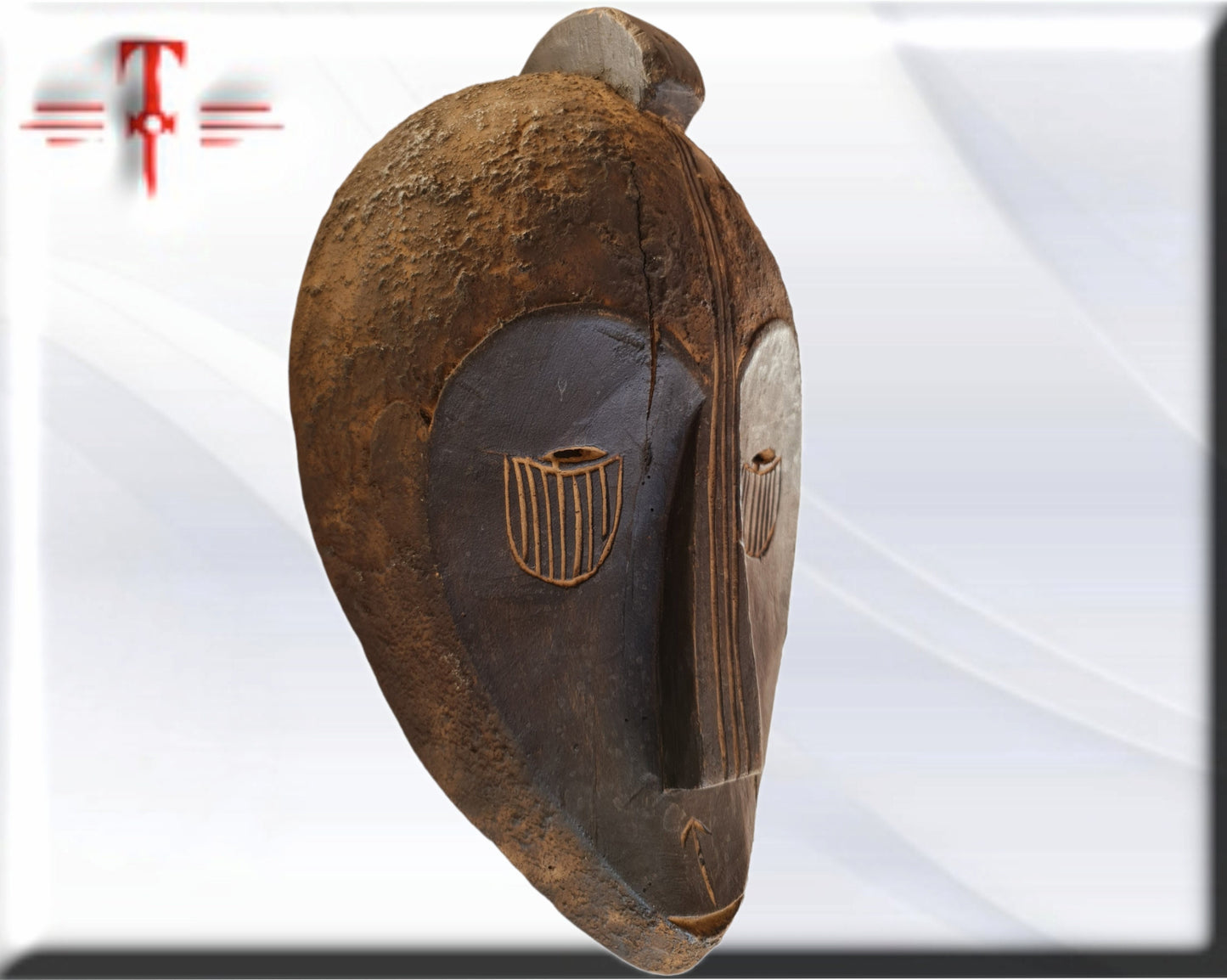 Mangbetu-Maske Kongo, afrikanische Kunst, Kunstgalerie, Antike