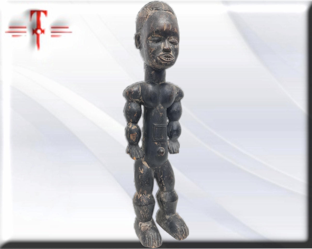 Fetiche Bakongo  Congo  Tribal  , arte Africano , Galería de arte , hecho a mano