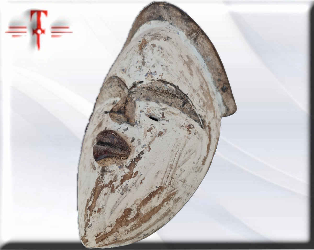 Máscara Galoa  Gabon  Galería arte , antigüedad , artesanías africanas