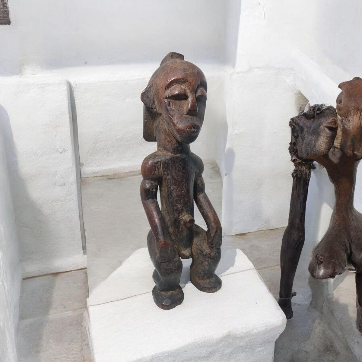 Afrikanischer Fetisch Kongo Tribal, Afrikanische Kunst, Kunstgalerie, Handgefertigt