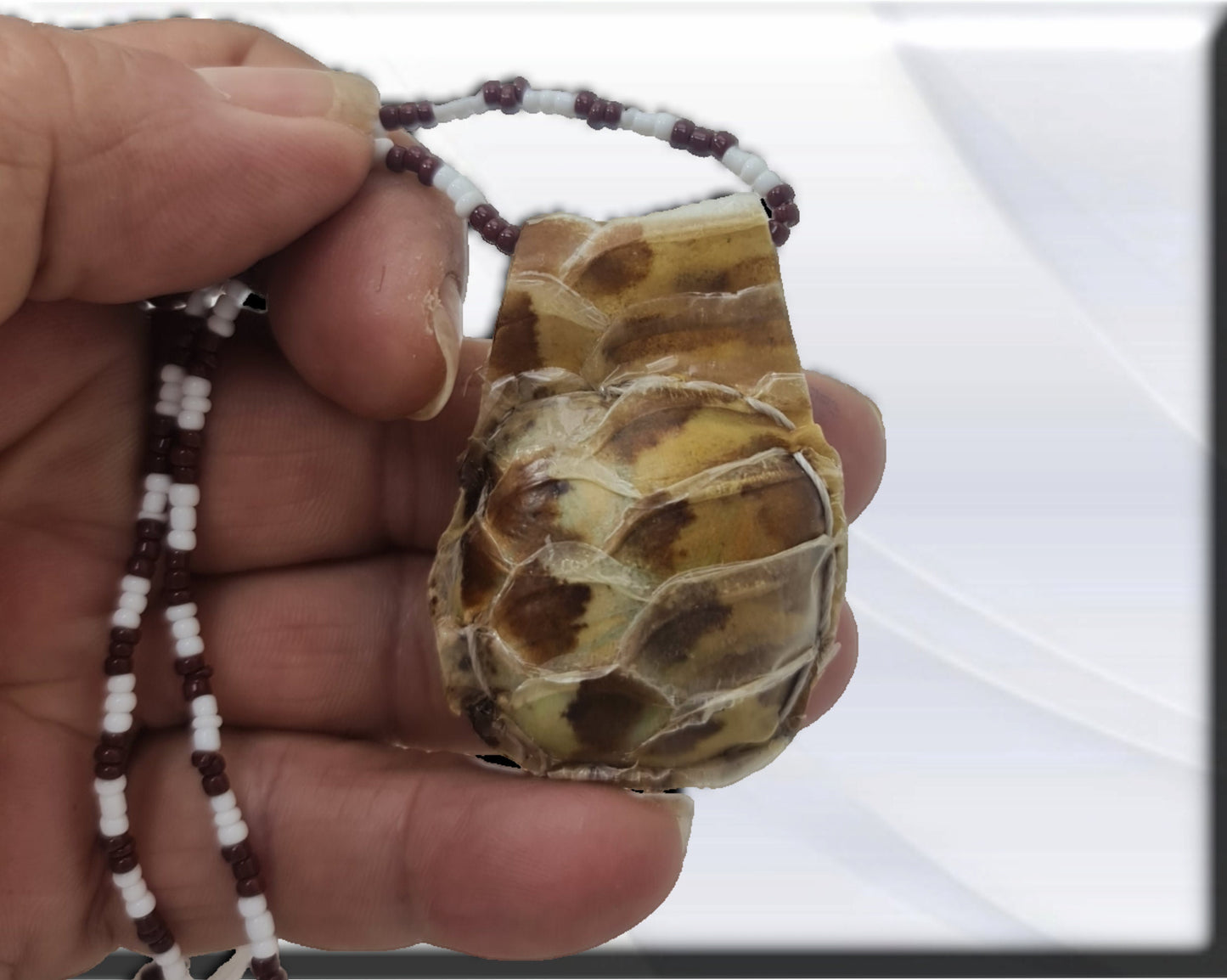 Afrikanisches Schlangenamulett zum Schutz vor Rechtsproblemen, Geheimnisse des Vodun, traditionelle afrikanische Kunst