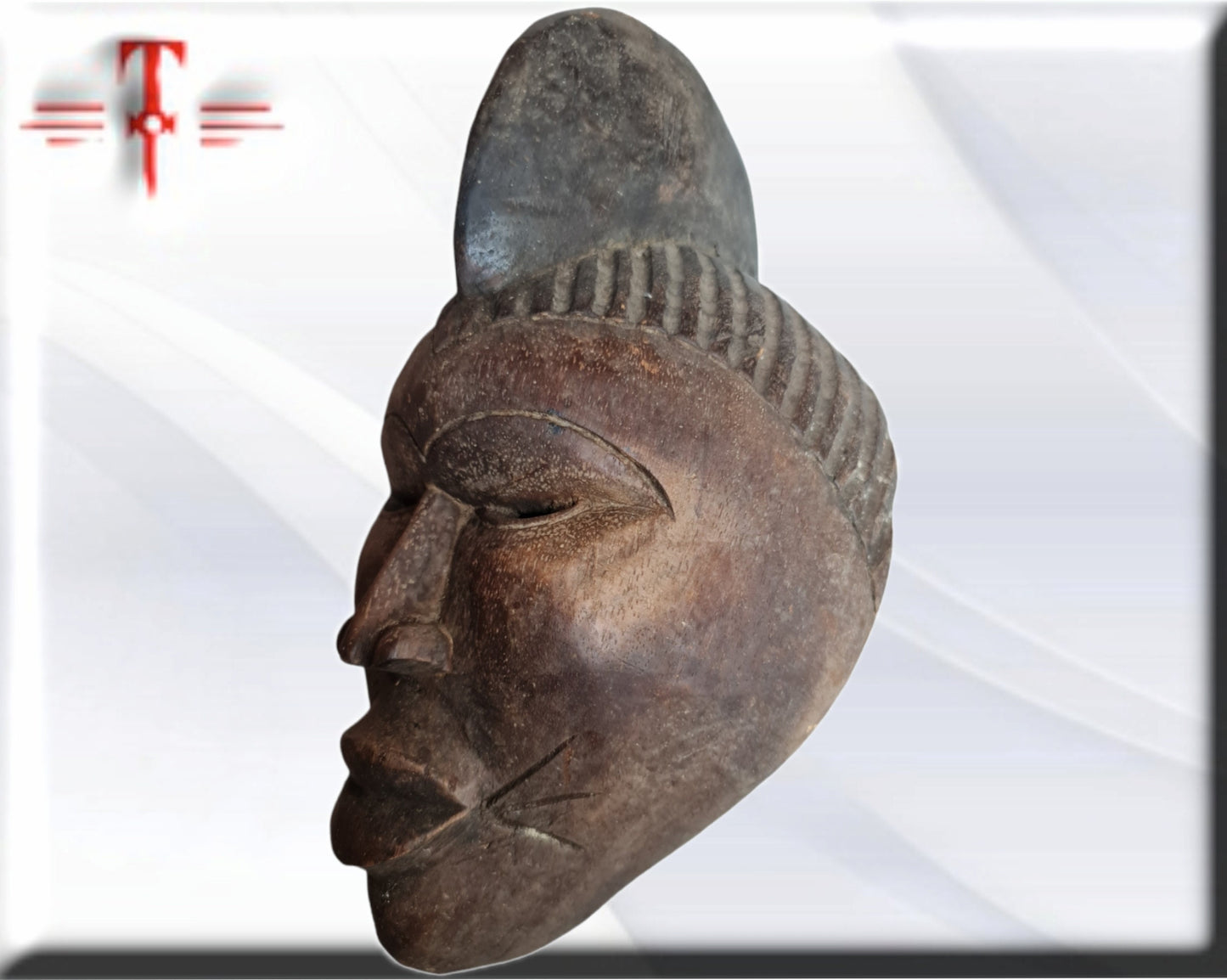 Máscara etnia Idoma ( Nigeria Arte africano )    Idoma ethnic mask (Nigeria African art)
