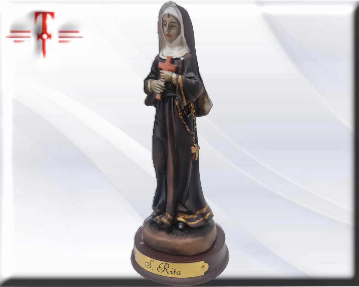 Estatua Santa Rita de Casia  . Catholic Saints and Virgins, Religious products,