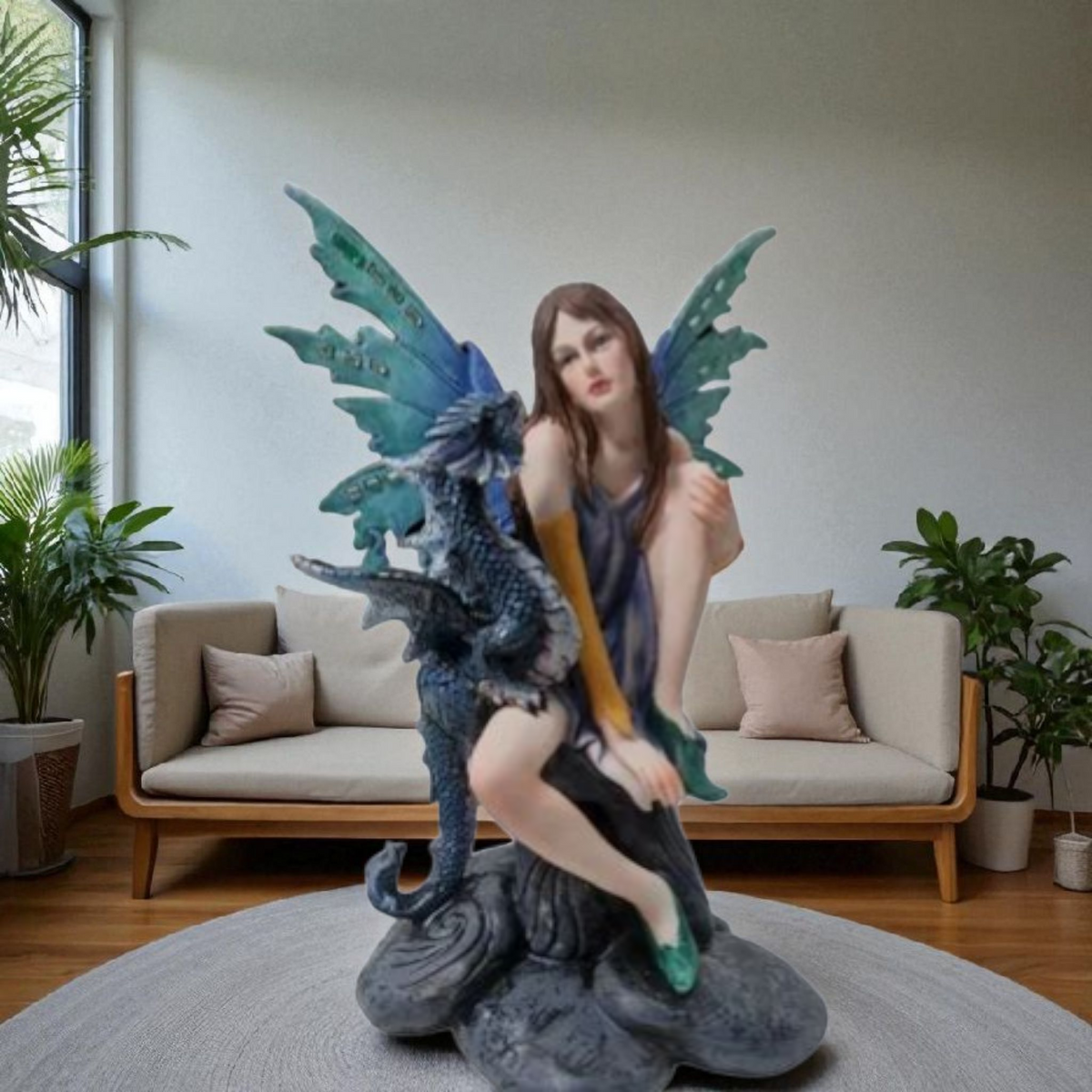 Statue des Gottes Dagda, mythologische Götter, esoterische und religiöse Gegenstände, handbemalt