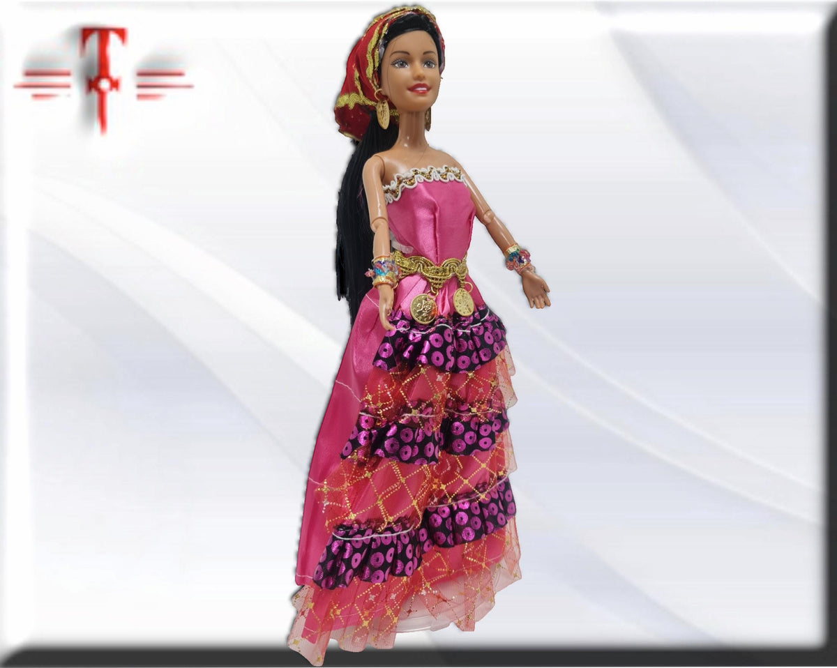 Muñeca Gitana, Zingara , vidente bola cristal , tarot , adivinacion