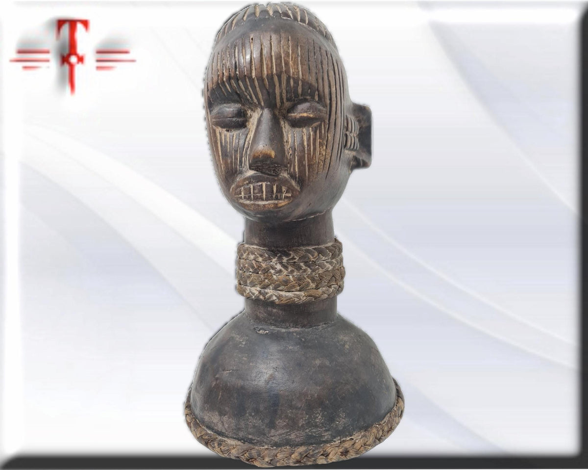 Afrikanische Fetischbüste, afrikanische Kunst, Kunstgalerie, handgefertigt