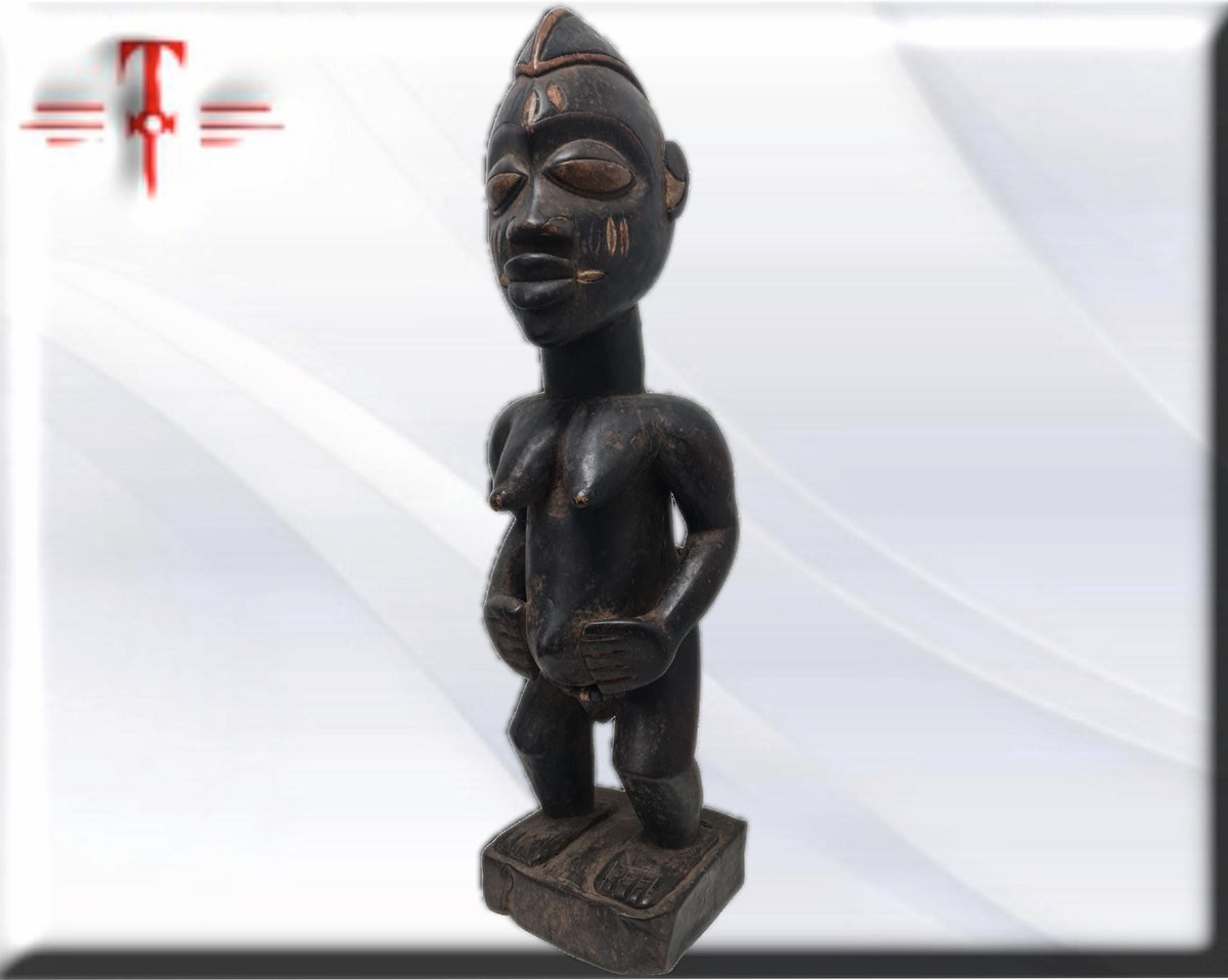 Afrikanischer Fetisch Kongo Tribal, Afrikanische Kunst, Kunstgalerie, Handgefertigt