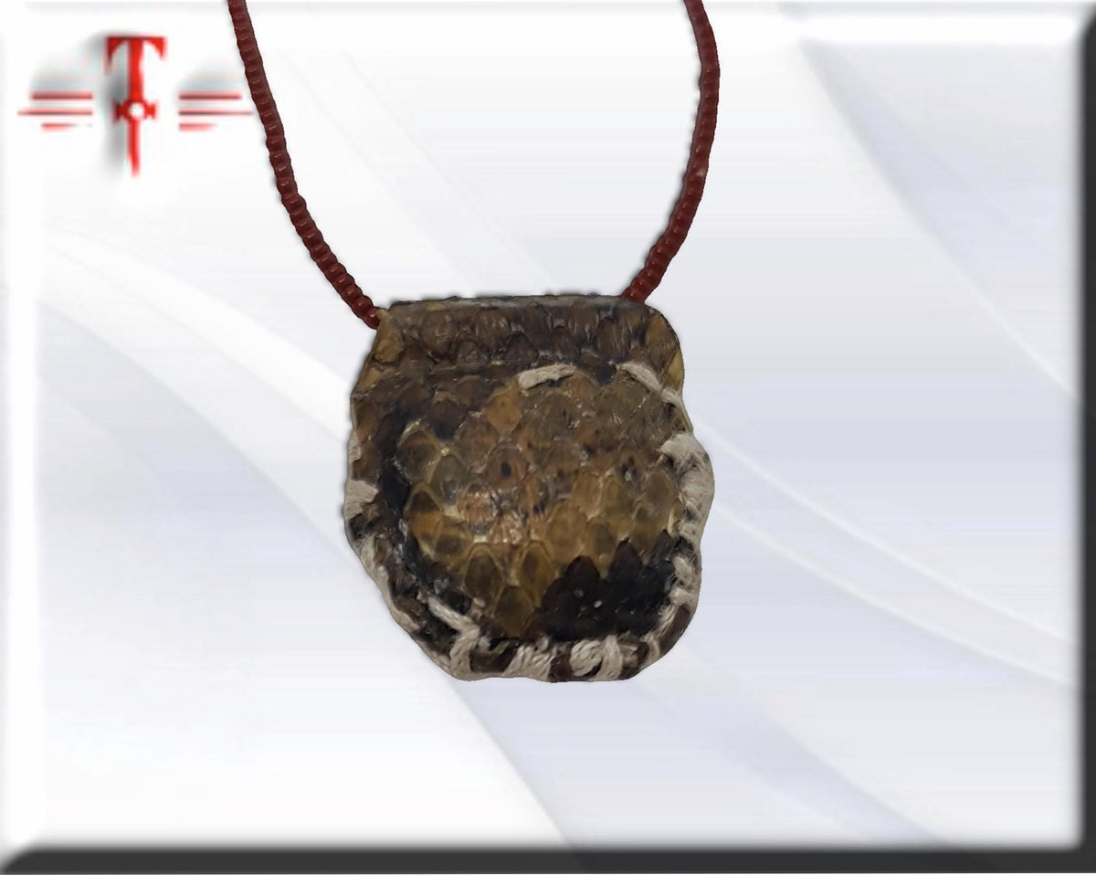 Afrikanisches Schlangenamulett, Liebesanziehung, Pythontempel, Vodun-Geheimnisse, Traditionelle afrikanische Kunst