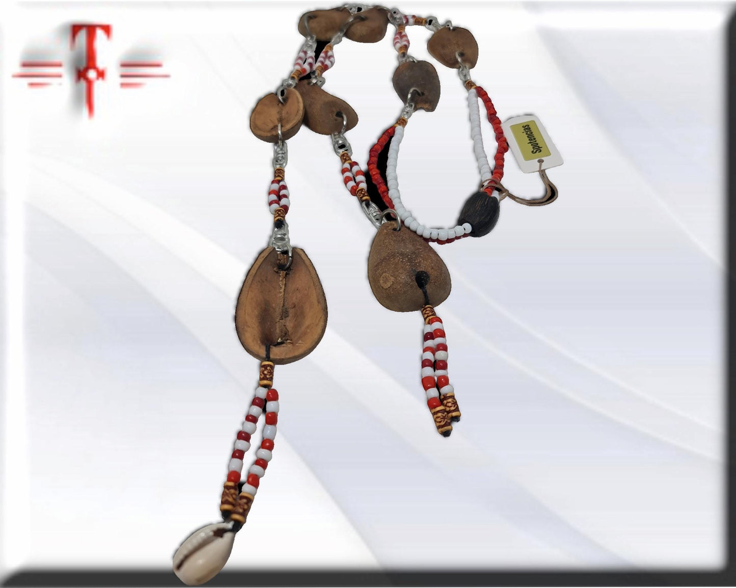 Afrikanische Ekuele, Shango, Ifá-Samen, Opele Egbère. Santeria Babalawo