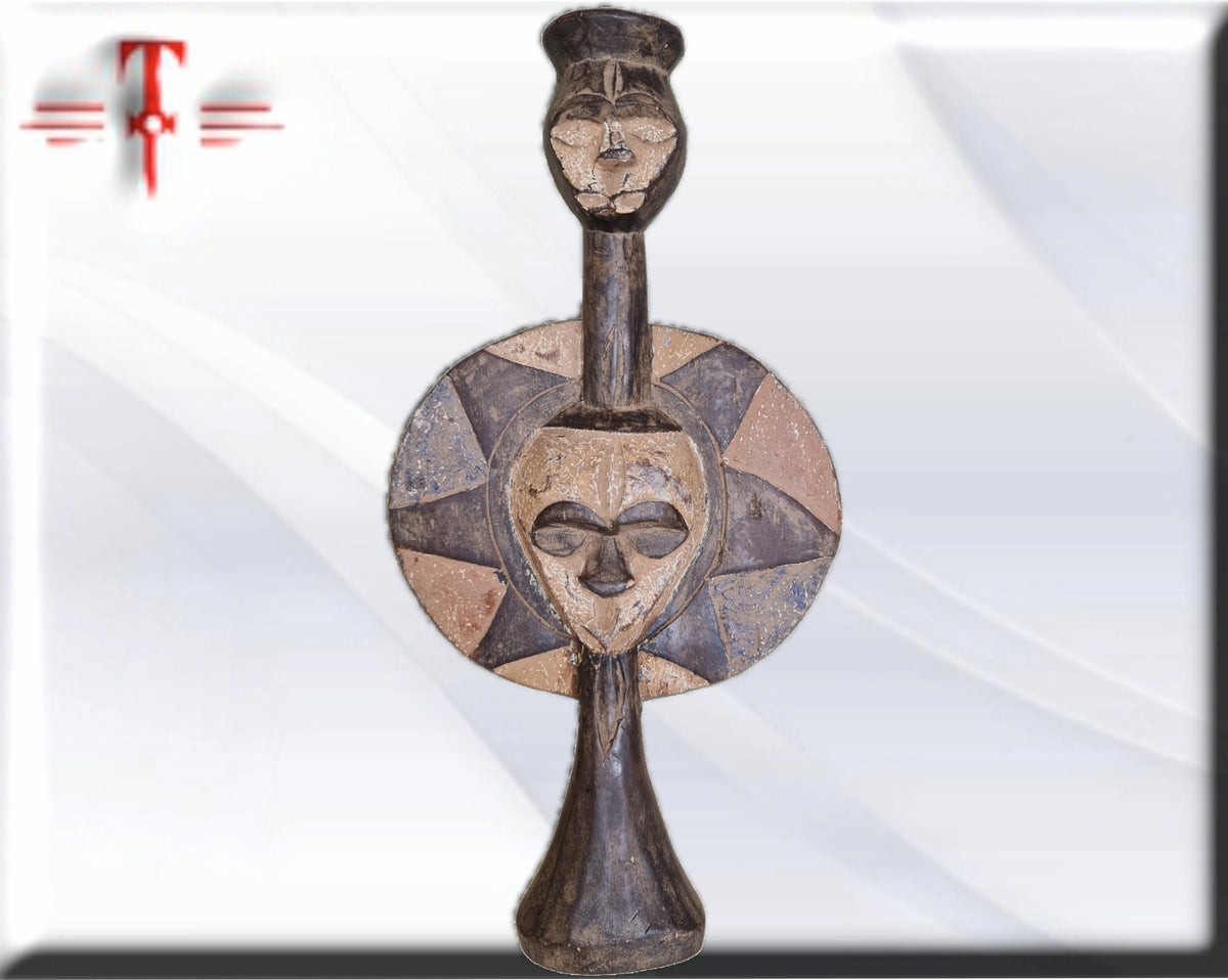 Fetiche chokwe  Congo  , arte Africano , Galería de arte , hecho a mano