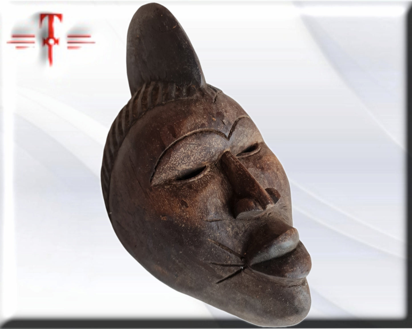Máscara etnia Idoma ( Nigeria Arte africano )    Idoma ethnic mask (Nigeria African art)
