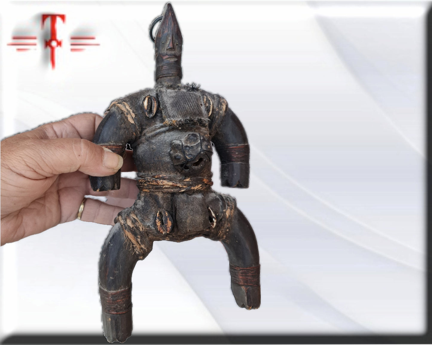 Fetiche Namji  Tribal  , arte Africano , Galería de arte , hecho a mano , siglo XX